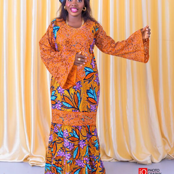 Robe pagne blindé ovale