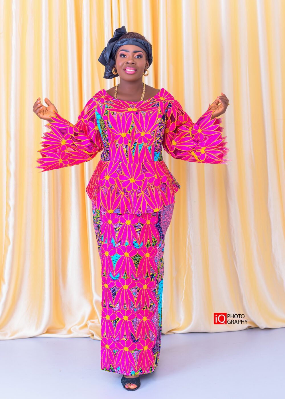 Ensemble Perforé Jupe Droite